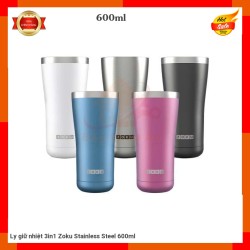 Ly giữ nhiệt 3in1 Zoku Stainless Steel 600ml
