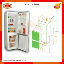 Tủ lạnh âm tủ Hafele 533.13.020