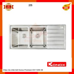 Chậu rửa chén bát Konox Premium KS11650 2B