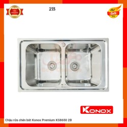 Chậu rửa chén bát Konox Premium KS8650 2B