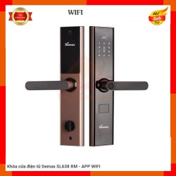 Khóa cửa điện tử Demax SL638 RM - APP WIFI