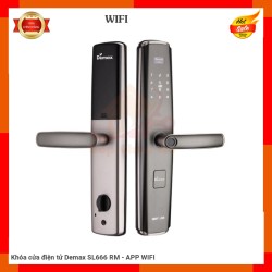 Khóa cửa điện tử Demax SL666 RM - APP WIFI