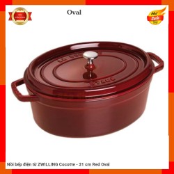 Nồi bếp điện từ ZWILLING Cocotte - 31 cm Red Oval